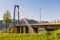 Gjemnessundbrua bridge over the river, Norway