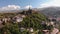 Gjirokastra Castle Albania drone view