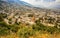 Gjirokastra Town Cityscape Top View from Castle Albania
