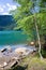 Glacial Black lake Cerne jezero, Sumava mountains, South Bohemian Region, Czech Republic