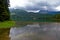 Glacial Black lake located on mount Durmitor