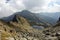 Glacial lake and the mountains