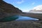 Glacial Melt in a Pond on Top of a Mountain in Iceland