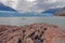 Glacial mountain landscape in Patagonia