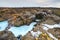 Glacial River Pool, Barnafoss, Iceland