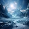 Glacial Serenity Amidst Extraterrestrial Cold: A Frozen Wonderland Awaits Exploration