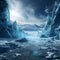 Glacial Serenity Amidst Extraterrestrial Cold: A Frozen Wonderland Awaits Exploration