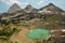 Glacial Tarn Below Hurricane Pass