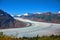 Glacier Alaska view summer snow ice mountains blue sky