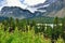 Glacier along the Icefields Parkway between Banff and Jasper in the Canadian Rockies