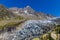 Glacier Argentiere beautiful landscape in Chamonix Alps