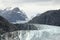 Glacier Bay and Mountains with Snow