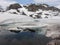 The glacier on the Bernina Pass