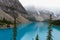 Glacier blue water of the Morain Lake 2