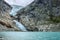 Glacier Briksdal, Norway. Natural landscape, National park Jostedalsbreen