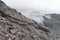 Glacier on Cayambe Volcano