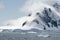 Glacier And Clouds Covering The Coastline Of Paradise Bay, Antarctic Peninsula