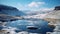Glacier Creek: A Breathtaking Unreal Engine Render Of Yorkshire\\\'s Snowy Mountain Landscape