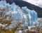 Glacier with fall color