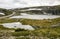 Glacier in the grasslands of southern Norway