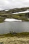 Glacier in the grasslands of southern Norway