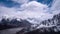 Glacier in Himalayan Mountains - view from Gokyo Ri peak, 5483m.