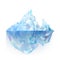 Glacier Icy Rock Floating On Sea Water Vector