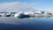 Glacier Lagoon Icebergs in Iceland