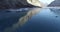 Glacier lagoon in Tibet