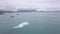 Glacier lake in Skaftafell on Iceland.