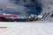 Glacier landing at Don Sheldon Amphitheater, Alaska