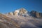 Glacier Le Tour and Aiguille de Chardonnet in Chamonix