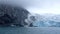 Glacier meeting the Southern Ocean