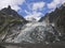 Glacier in the Mount Blanc complex, Val Veny, Alps Mountains