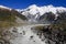 Glacier mountain stream