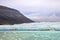 Glacier and mountains in Croker Bay, Devon Island, Nunavut, Canada