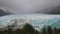 Glacier Perito Moreno with mountains and lake