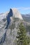 Glacier Point, an overlook with a commanding view of Yosemite Valley, Half Dome, Yosemite Falls, and Yosemite`s high country,