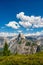 Glacier Point of the Yosemite National Park, Beautiful forrest landscape with blue sky background