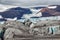 Glacier the Serp-i-Molot in a bay Bear on Novaya Zemlya