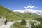 Glacier Shkhara and the Inguri River Valley, Svaneti