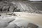 Glacier snout of Vadret Pers in the valley of morteratsch, Switzerland