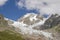 Glacier in Val Veny in Val Aosta