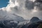 Glacier in the valley below Grossglockner and Johannisberg mount