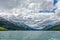 The glaciers around the Desert Lake Lago del Desierto