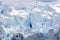 Glaciers in the bay on the Danco Coast in Antarctica