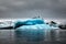 Glaciers floating in the JÃ¶kulsÃ¡rlÃ³n lagoon in the south-east of Iceland