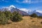 Glade overlooking Mount Thamserku, Nepal