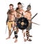 Gladiators/Barbarian warriors