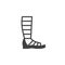 Gladiators footwear vector icon